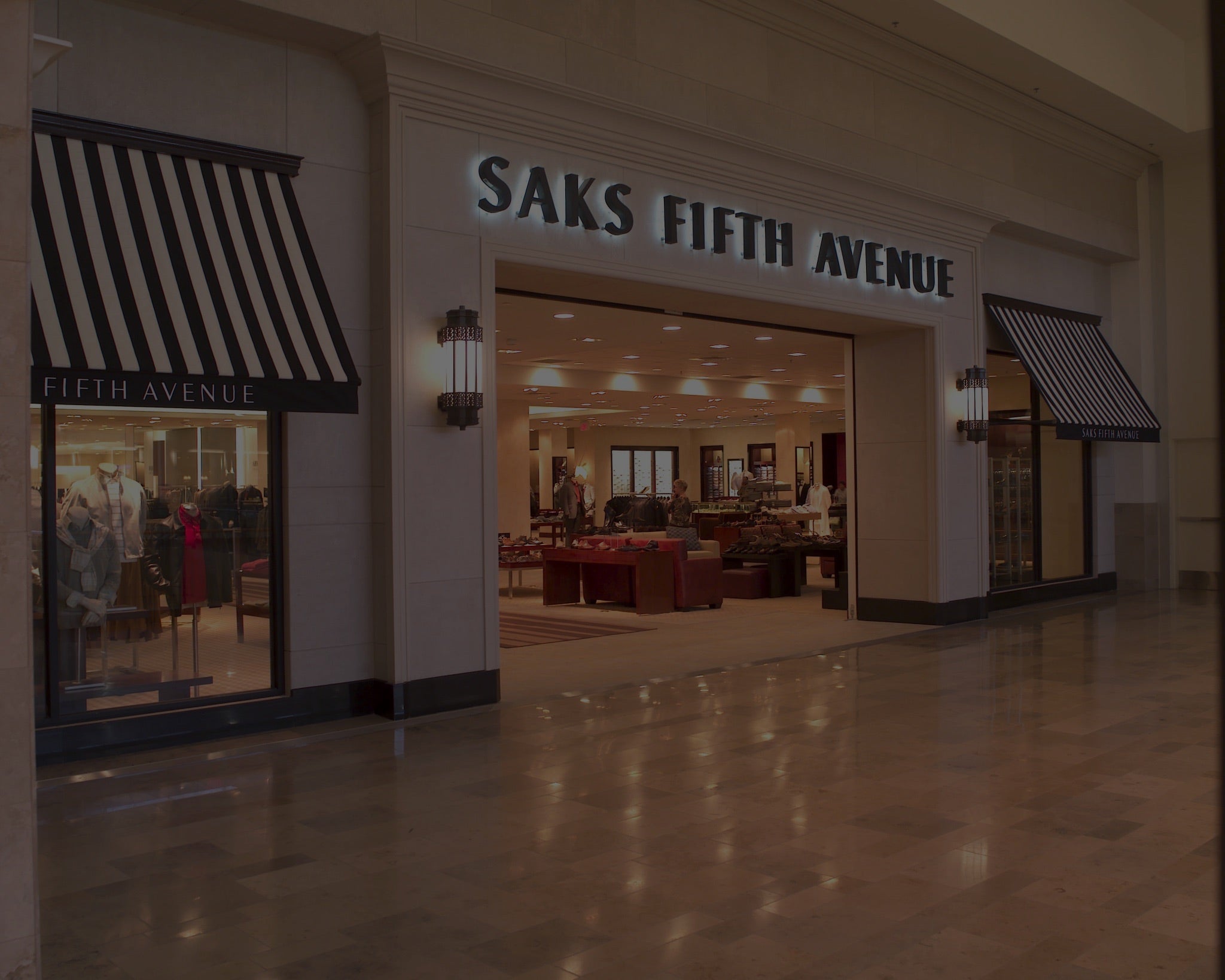San Antonio, Texas - April 18, 2018: Saks Fifth Avenue retail store