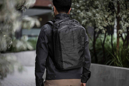 Man with a backpack